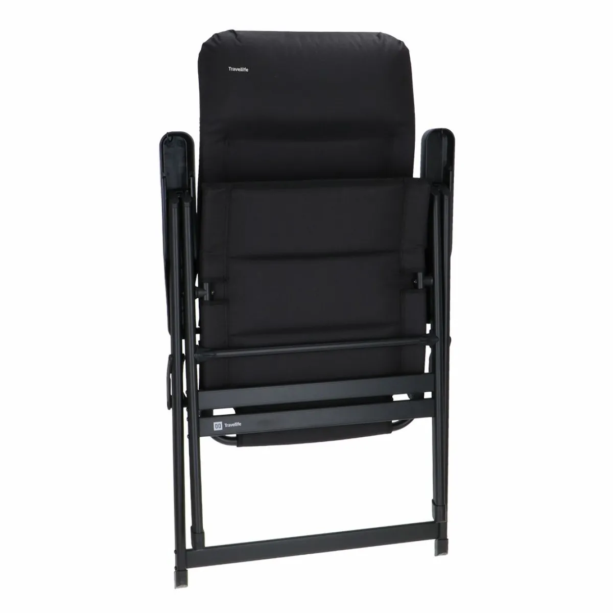 Travellife Festo XL 2er-Set Klappstühle - Graphite Black< Campingstühle Mit Verstellbarer Rückenlehne|Klappstühle