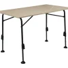 Travellife Mirano exteriolit 100 x 68 cm Tisch - Taupe Marble< Höhenverstellbare Campingtische