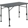 Travellife Mirano Exteriolit 80 x 60 cm Tisch - Dark Grey< Höhenverstellbare Campingtische