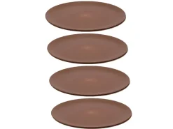 Travellife Teller^Nova Cacao 25,5 cm Essteller - Set von 4