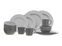 Travellife Rota grey 16-teiliges Geschirr-set< Geschirrsets
