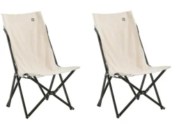 Travellife Faltstühle^Rune Set von 2 butterfly Stuhle - Beige
