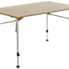 Travellife Höhenverstellbare Campingtische^Sorrento Brown honeycomb 120 x 80 Tisch