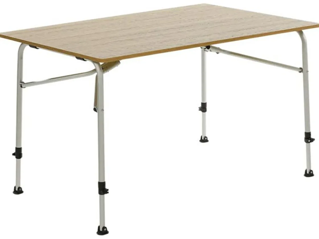 Travellife Höhenverstellbare Campingtische^Sorrento Brown honeycomb 120 x 80 Tisch