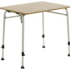 Travellife Höhenverstellbare Campingtische-Sorrento Brown honeycomb 80 x 60 Tisch