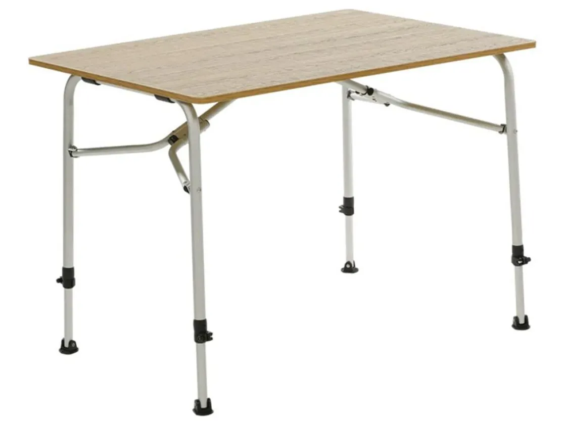 Travellife Höhenverstellbare Campingtische^Sorrento Brown honeycomb 100 x 70 Tisch