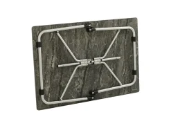 Travellife Höhenverstellbare Campingtische-Sorrento Grey honeycomb 120 x 80 Tisch