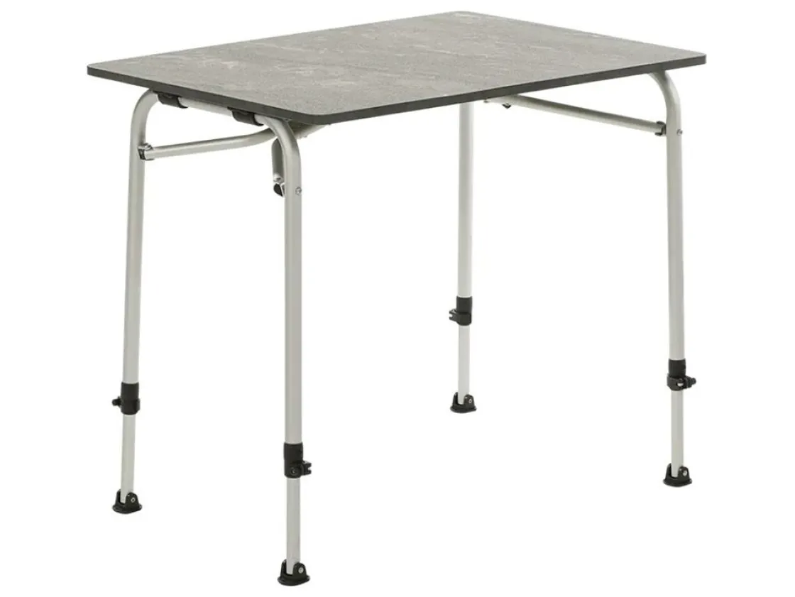 Travellife Höhenverstellbare Campingtische-Sorrento Grey honeycomb 80 x 60 Tisch