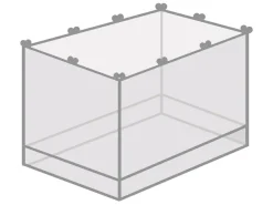 Travelsafe Moskitonetze-Box Modell Imprägniert 2 Personen Moskitonetz