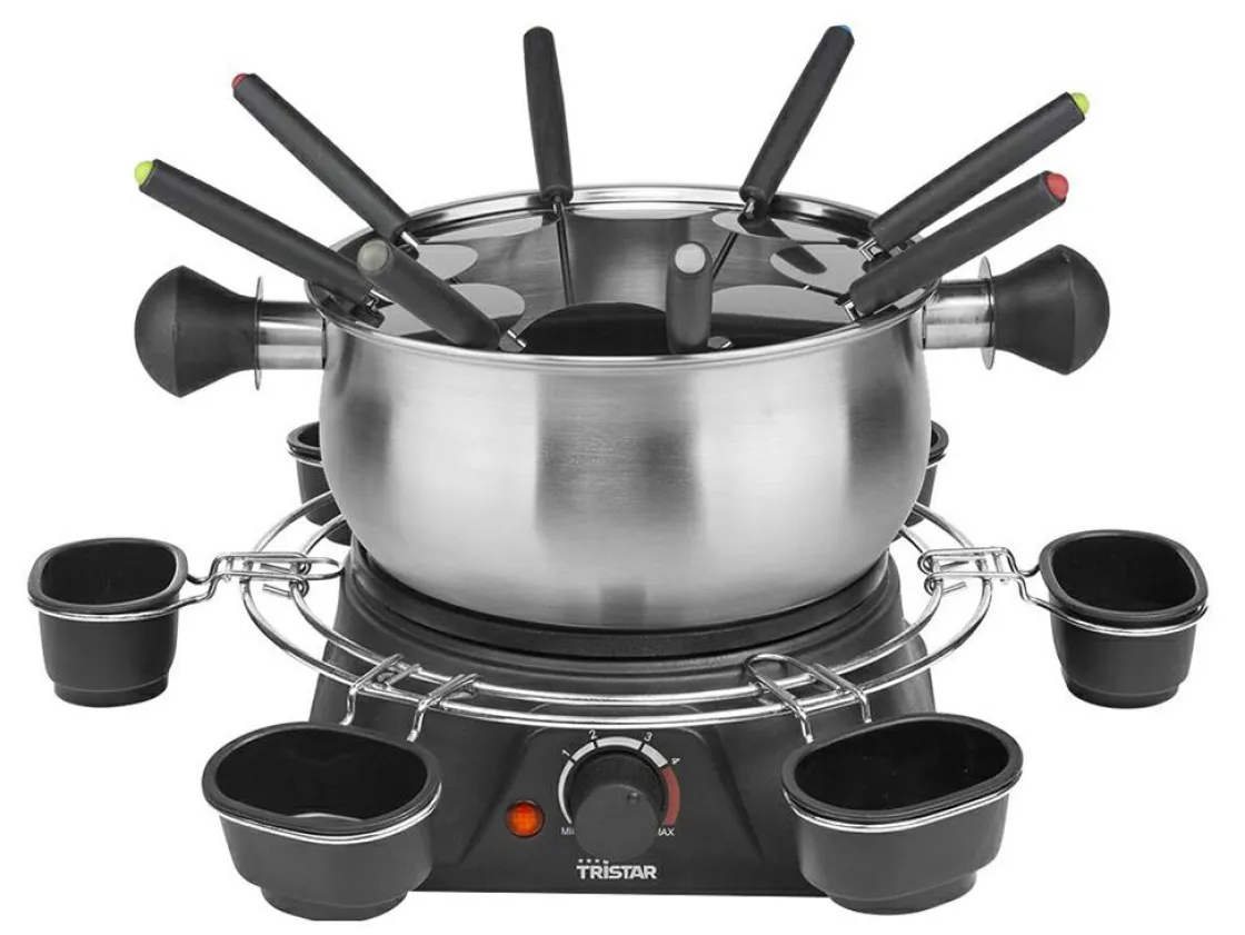 Tristar Elektrische Kochplatten-FO-1109 Fondue Familen-Set