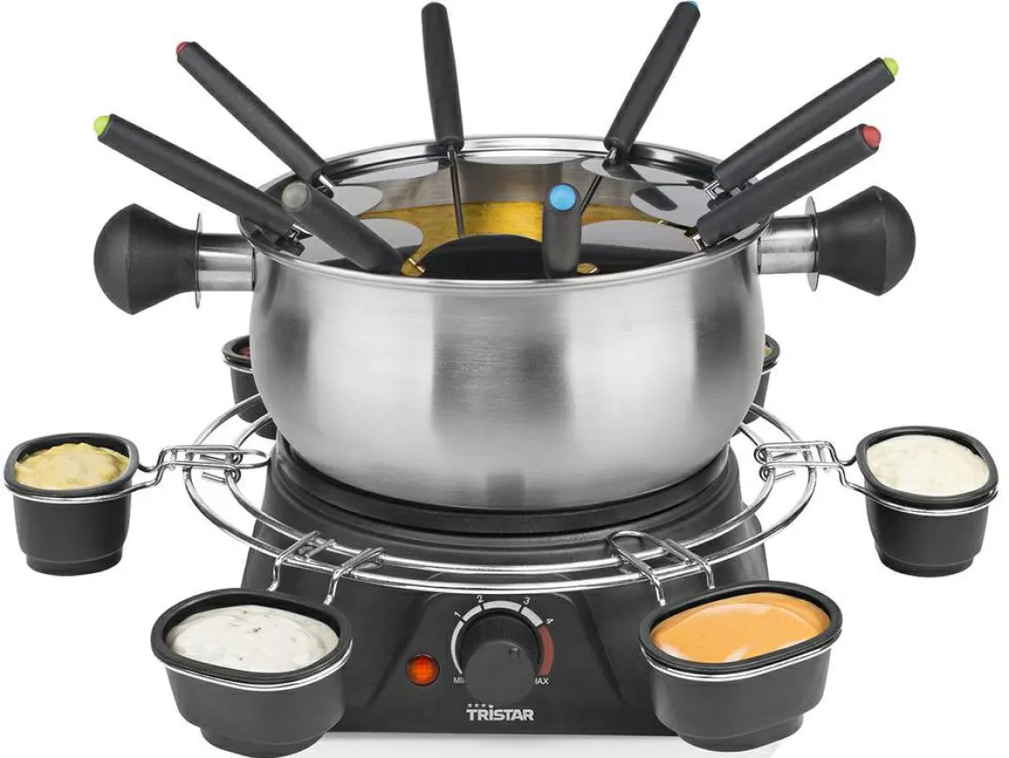 Tristar Elektrische Kochplatten-FO-1109 Fondue Familen-Set