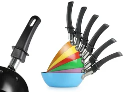 Tristar Elektrische Pfannen^Wok-Set bunte Pfännchen