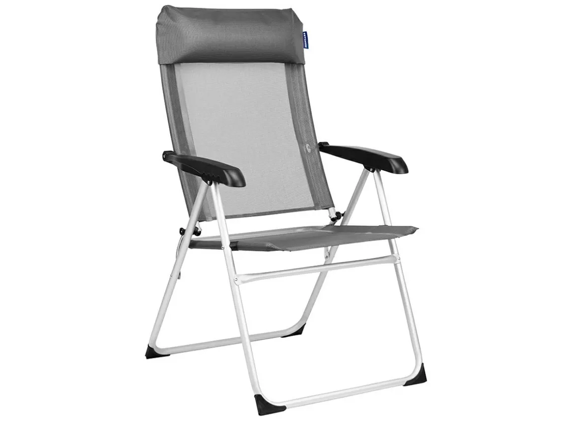 TRVLMORE Campingstühle Mit Verstellbarer Rückenlehne|Klappstühle^5 Positionen Campingstuhl - Grey