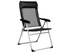 TRVLMORE Campingstühle Mit Verstellbarer Rückenlehne|Klappstühle-5 Positionen Campingstuhl - Black
