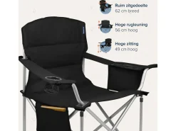 TRVLMORE Faltstühle^Set von 2 Faltstuhle - Black
