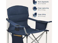TRVLMORE Faltstühle-XL Faltstuhl mit Kuhlfack - Blue