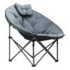 TRVLMORE Schmetterlingstühle|Faltstühle^XL Schmetterlingsstuhl Mit Tragetasche - Grey