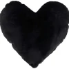Unique Living Dekokissen^45 x 35 cm Kissenherz - Black