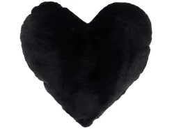 Unique Living Dekokissen^45 x 35 cm Kissenherz - Black