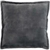 Unique Living Basics 45 x 45 cm Kissen - Anthracite< Dekokissen