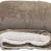 Unique Living Lars XL 220 x 240 cm Plaid - Taupe< Decken