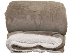 Unique Living Lars XL 220 x 240 cm Plaid - Taupe< Decken