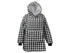 Unique Living Decken^Oversized Hoodie - Black White