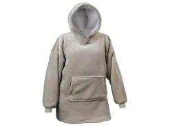 Unique Living Decken-Oversized Hoodie - Stone