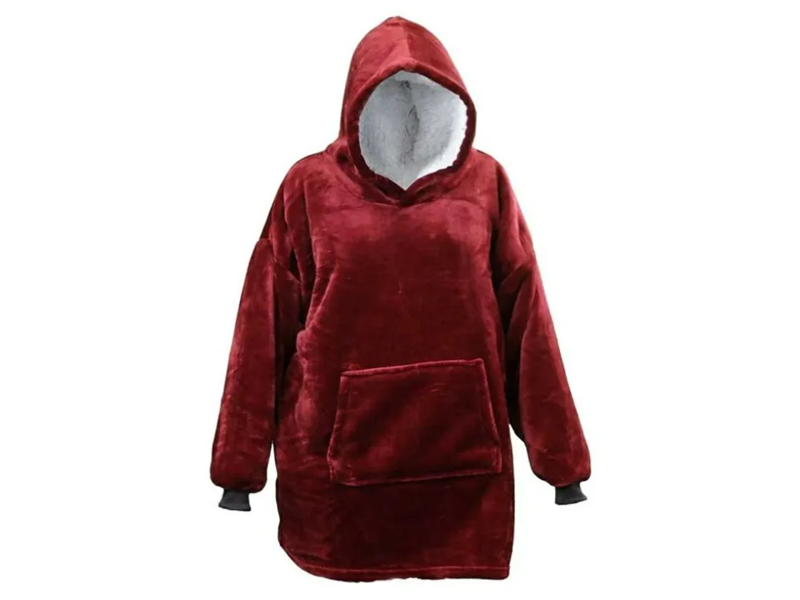 Unique Living Decken-Oversized Hoodie - Bloodstone