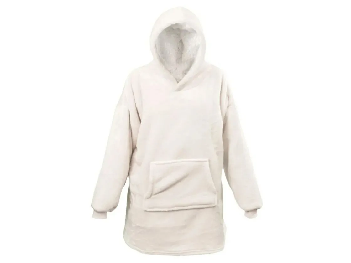 Unique Living Decken-Oversized Hoodie - Dove White