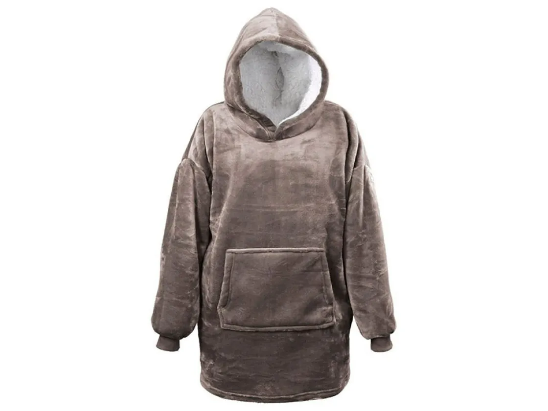 Unique Living Decken-Oversized Hoodie - Taupe