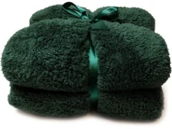 Unique Living Decken^Teddy Decke - Dark Green