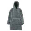 Unique Living Teddy Oversized Hoodie - Dark Grey< Decken