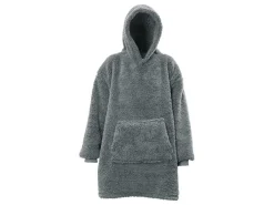 Unique Living Teddy Oversized Hoodie - Dark Grey< Decken