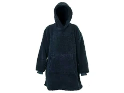 Unique Living Teddy Oversized Hoodie - Dark Blue< Decken