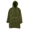 Unique Living Decken^Teddy Oversized Hoodie - Winter Green