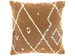 Unique Living Dekokissen-Tobi 45 x 45 cm Kissen - Brown