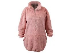 Unique Living Decken-Willow Long oversized Hoodie - Old Pink