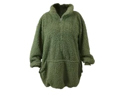 Unique Living Decken^Willow Long oversized Hoodie - Winter Green