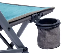 Uquip Campingstühle Mit Verstellbarer Rückenlehne|Faltstühle^Justy XL Faltstuhl - Petrol
