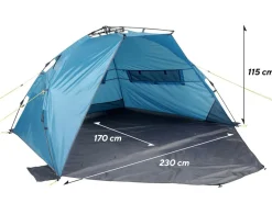 Uquip Speedy XL petrol Standzelt< Strandmuscheln