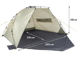Uquip Strandmuscheln-Speedy XL Strandmuschel - sand