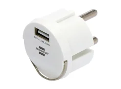 Brennenstuhl USB-Steckdosenadapter 2,4 A - White< Schuko Stecker