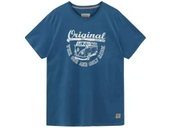 Van One Classic Cars Shirts-Van One Original Ride Blue White Herren T-Shirt