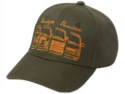 Van One Classic Cars Hüte & Caps^Van One We Are Family Cap - Olive/Old Orange