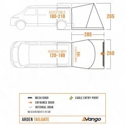 Vango Arden Tailgate Heckzelt< Heckzelte