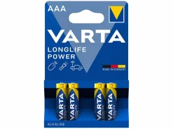 Varta Kleinbatterien^4x Longlife Power AAA Batterien