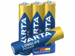 Varta Kleinbatterien^4x Longlife Power AAA Batterien