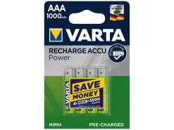 Varta Kleinbatterien^4x Recharge Accu Power AAA Batterien