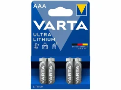 Varta Kleinbatterien-4x Ultra Lithium AAA Batterien